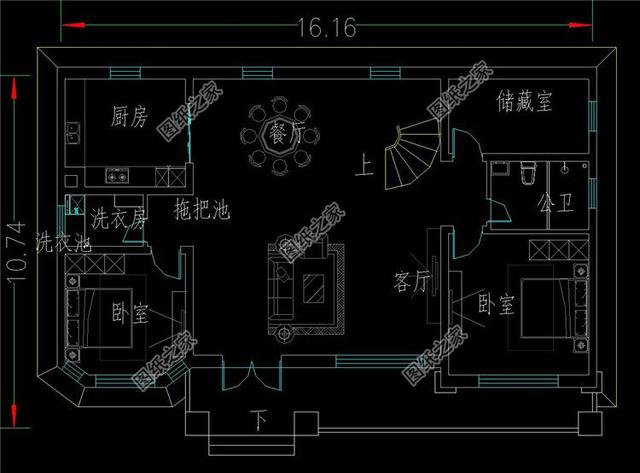 二層自建挑空別墅效果圖，現代感十足，親戚朋友看了都說好