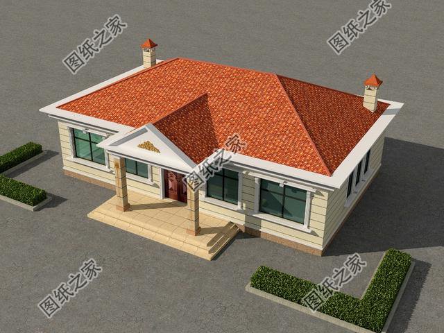 四室兩廳兩衛(wèi)自建房效果圖，家里人多也不怕，養(yǎng)老房首選建造