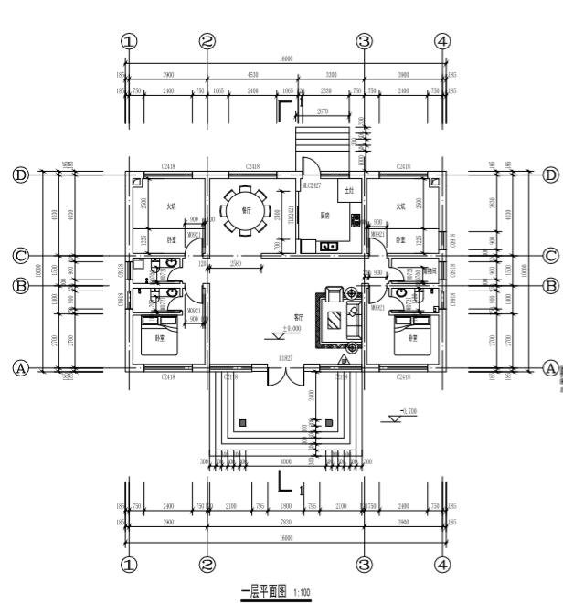 四室兩廳兩衛(wèi)自建房效果圖，家里人多也不怕，養(yǎng)老房首選建造