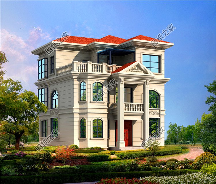 精選三套兩層半別墅，造價25萬，看完心動了，在農村倍受歡迎