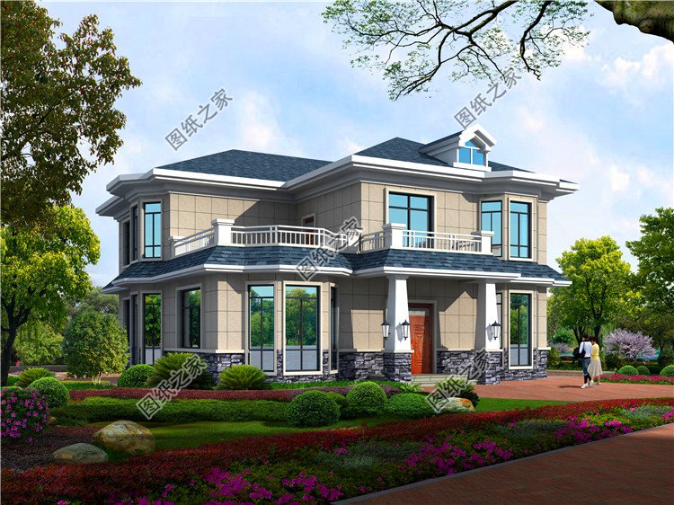 4款磚混二層別墅圖，建房師傅都說好，每款都是精品，住農(nóng)村就是好