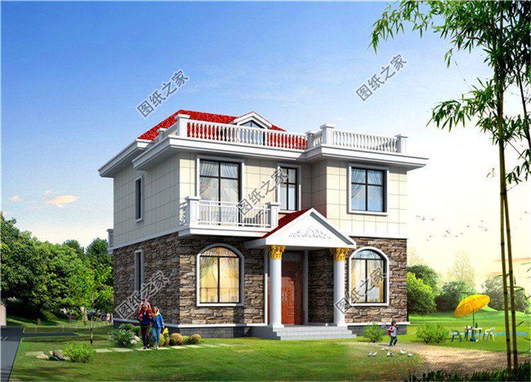 4款磚混二層別墅圖，建房師傅都說好，每款都是精品，住農(nóng)村就是好