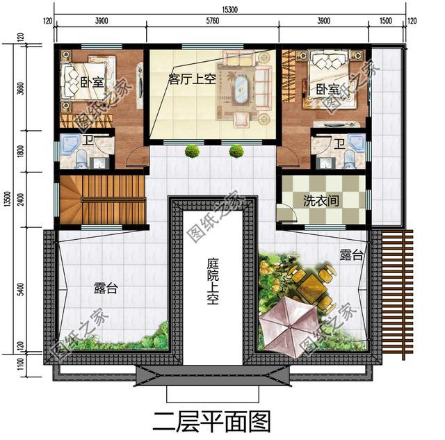 農(nóng)村四合院效果圖及戶型圖，有個庭院才是家，精美氣派太驚艷