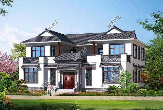 農(nóng)村四合院效果圖及戶型圖，有個庭院才是家，精美氣派太驚艷