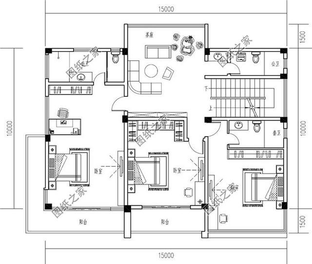 農(nóng)村普通二層小樓圖，蓋好頓時(shí)感覺與眾不同了