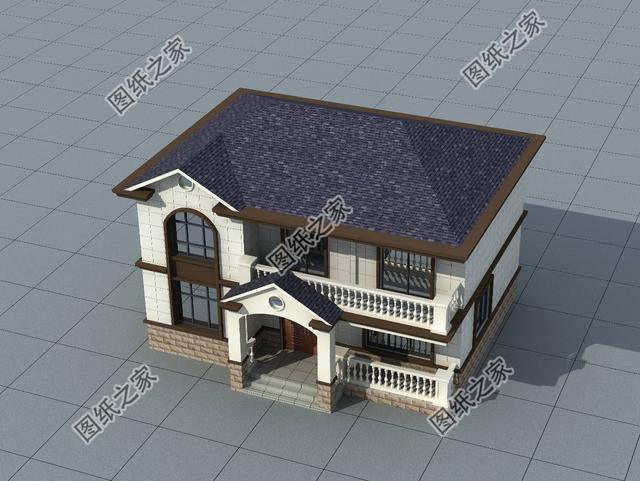 80平米到90平米農(nóng)村二層別墅設(shè)計圖，小戶型專屬