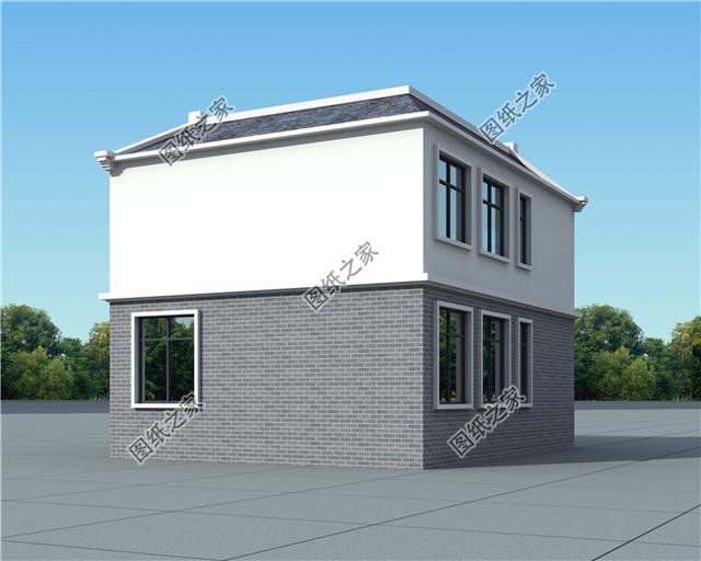 中式仿古自建房設計圖，與傳統元素相結合，適合現代生活習慣