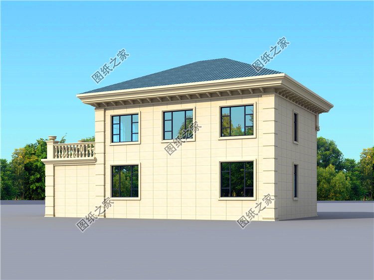 這三款開間15米進(jìn)深10米二層別墅設(shè)計(jì)圖千萬不能錯(cuò)過，簡(jiǎn)單又大氣