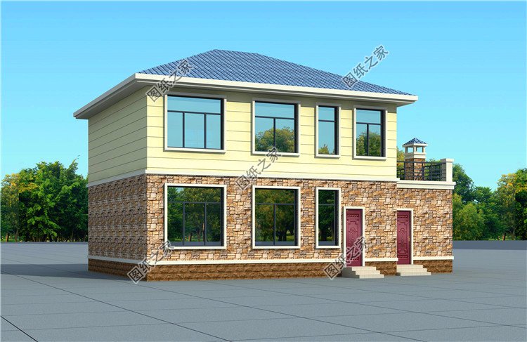 這三款開間15米進(jìn)深10米二層別墅設(shè)計(jì)圖千萬不能錯(cuò)過，簡(jiǎn)單又大氣