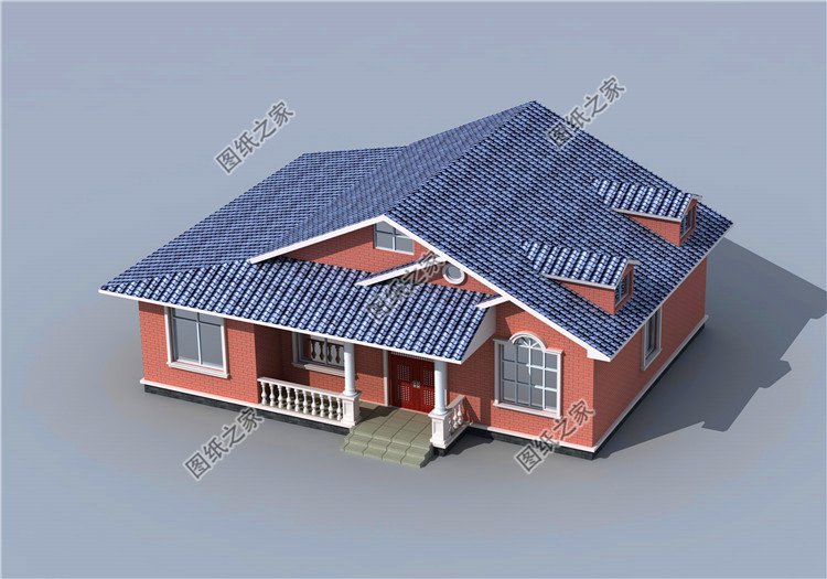 農(nóng)村一層半最美房屋效果圖，簡直美的不能再美了，第一套是首選