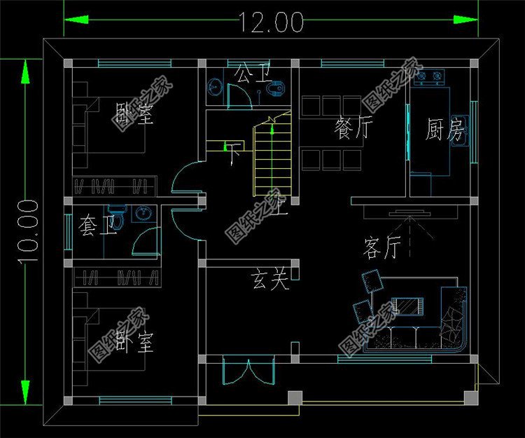 農(nóng)村一層半最美房屋效果圖，簡直美的不能再美了，第一套是首選
