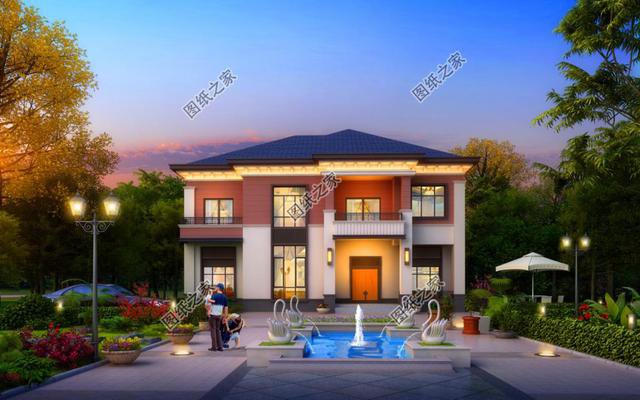 農(nóng)村四間房子怎么設(shè)計(jì)？這四款二層別墅布局我給100分，建房就是要大氣