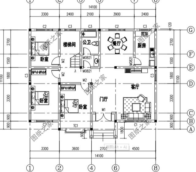 農(nóng)村四間房子怎么設(shè)計(jì)？這四款二層別墅布局我給100分，建房就是要大氣