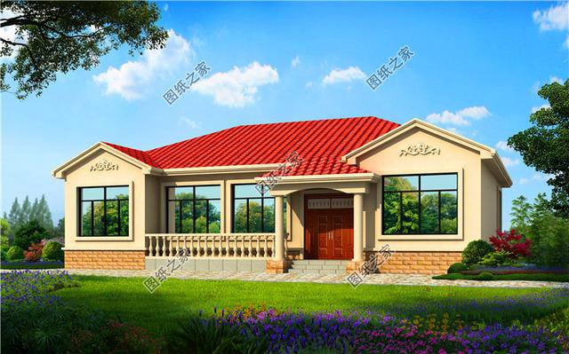 農(nóng)村5間平房格局圖片，簡單實用，農(nóng)村建房就要這樣建