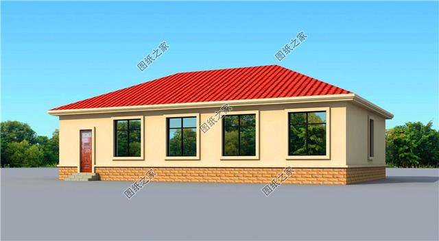 農(nóng)村5間平房格局圖片，簡單實用，農(nóng)村建房就要這樣建