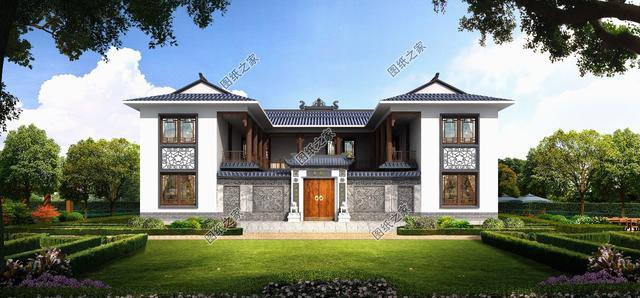 3款鄉下自建二層房圖片，尤其是最后一套，我最喜歡它