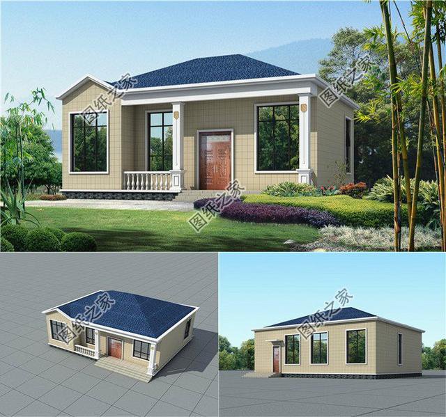 農村一層最美房屋，住著好又美觀，不比高層別墅差