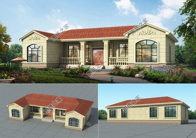 農村一層最美房屋，住著好又美觀，不比高層別墅差