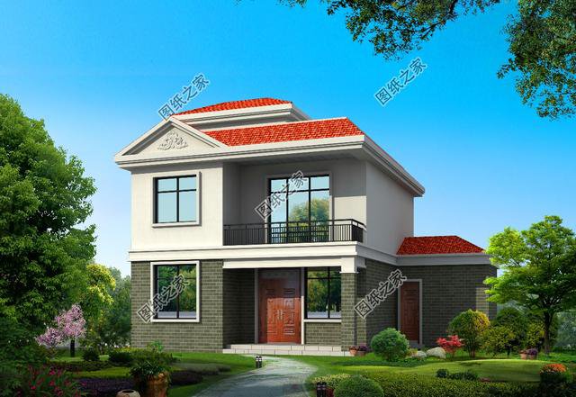 四款鄉下自建二層房圖片，回家建一棟，經濟又實用