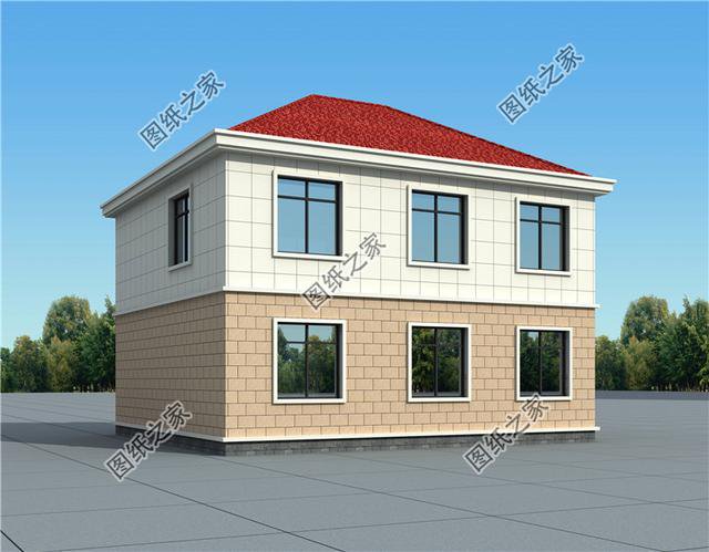 四款鄉下自建二層房圖片，回家建一棟，經濟又實用