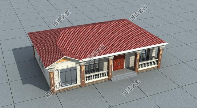 農村5間平房格局圖片，給父母建一棟，親戚朋友都夸孝順