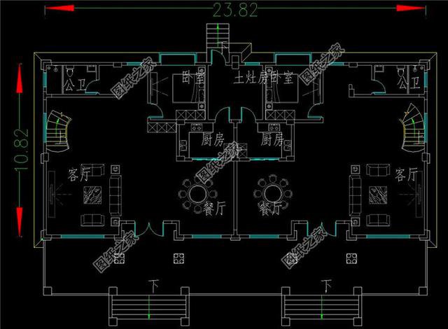 農(nóng)村最新款三層雙拼別墅，家里倆兄弟再也不用爭了，鄰居都羨慕