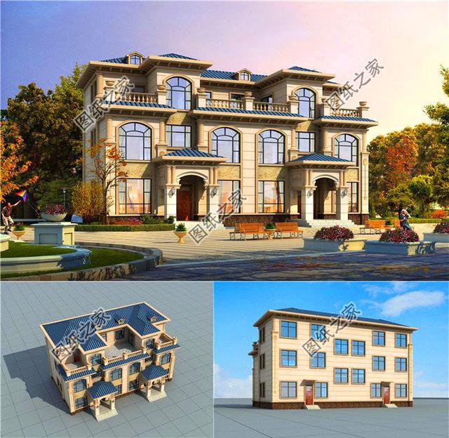 農(nóng)村最新款三層雙拼別墅，家里倆兄弟再也不用爭了，鄰居都羨慕