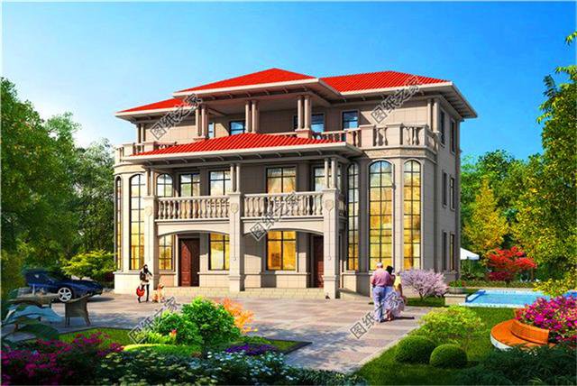 農(nóng)村最新款三層雙拼別墅，家里倆兄弟再也不用爭了，鄰居都羨慕