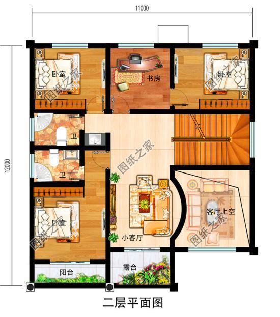 這三款二層半復式別墅設計圖，建出來我給打99分，多一分都怕你驕傲