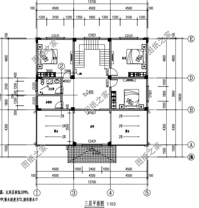 這三款二層半復式別墅設計圖，建出來我給打99分，多一分都怕你驕傲