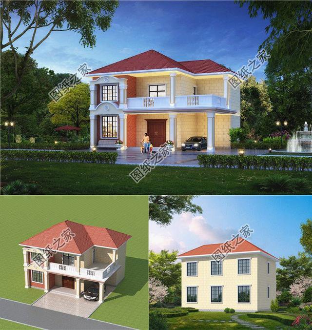 80至90平米農村自建房設計圖，小戶型，80、90后的最愛