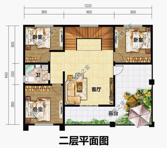 80至90平米農村自建房設計圖，小戶型，80、90后的最愛