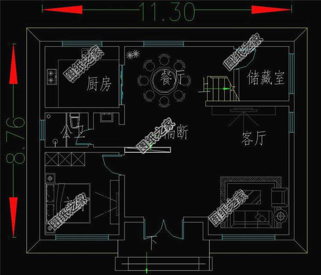 農(nóng)村三層自建房圖，20萬就能建這么實(shí)用的房子
