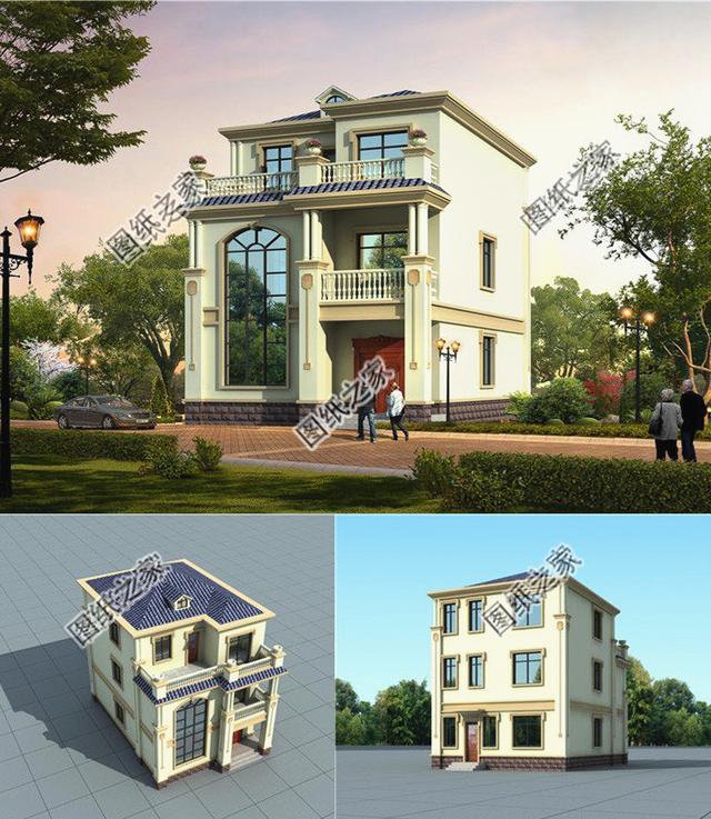 農(nóng)村三層自建房圖，20萬就能建這么實(shí)用的房子