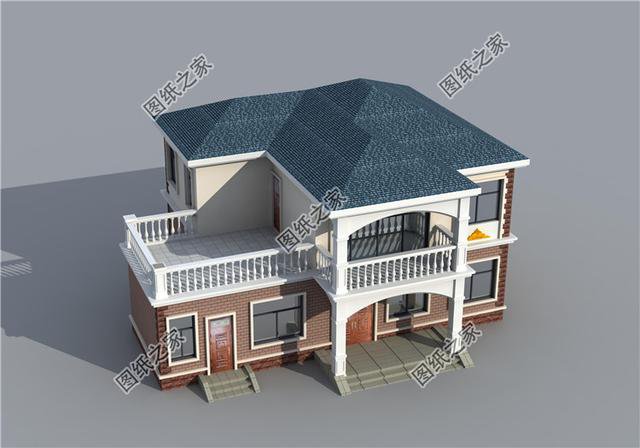 25萬農村二層自建房效果圖，我喜歡第三套，你喜歡哪個?
