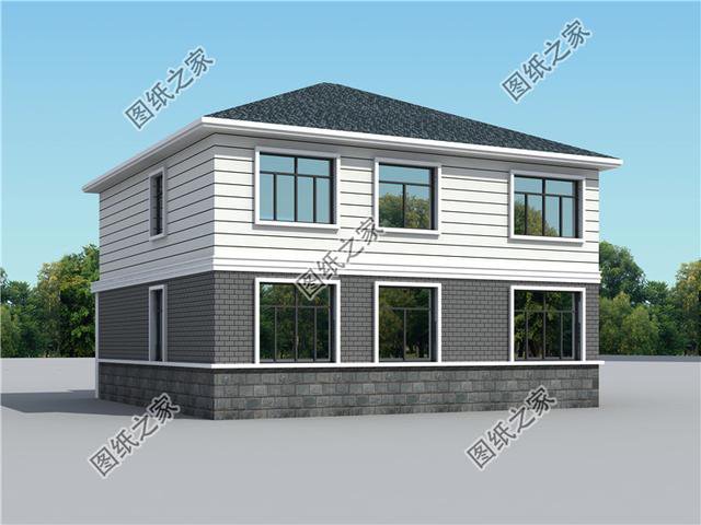 農村帶車庫的二層別墅設計圖，追求生活品質，你值得擁有