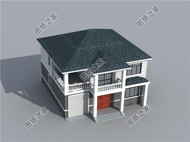 農村帶車庫的二層別墅設計圖，追求生活品質，你值得擁有