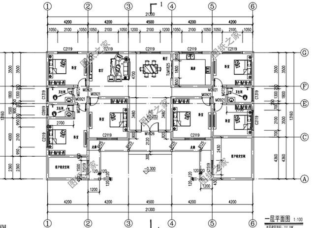四套最接地氣的農(nóng)村一層三合院效果圖，第二套最好看，含圖紙