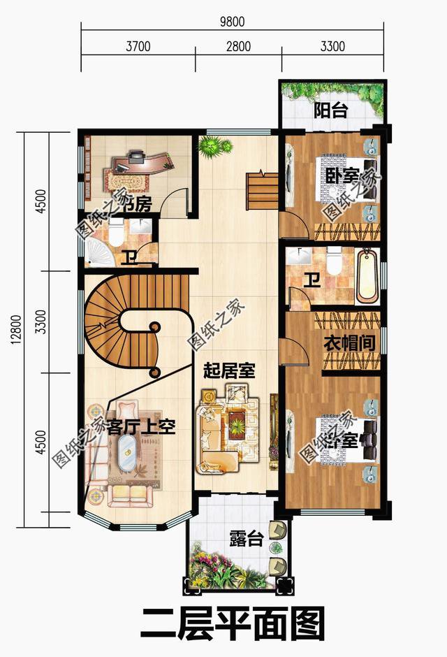  普通農村建房設計圖分享，看完你還想在城里買房嗎？