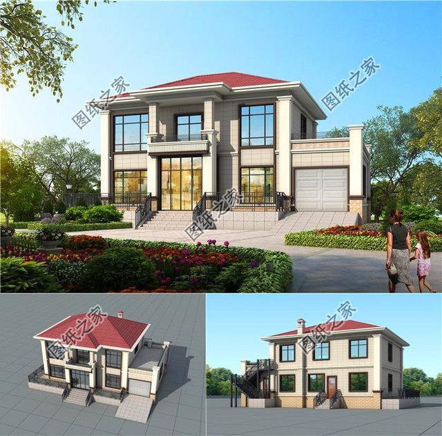 農(nóng)村二層別墅設(shè)計(jì)圖片，大氣實(shí)用又接地氣，總有一款能打動(dòng)你的心