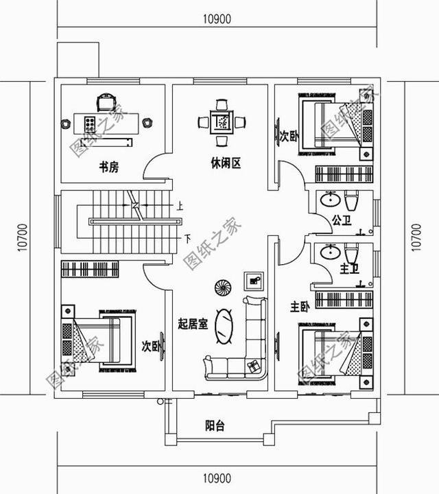 農(nóng)村建房120平方設(shè)計(jì)圖，外觀時(shí)尚流行，是農(nóng)村精選戶型
