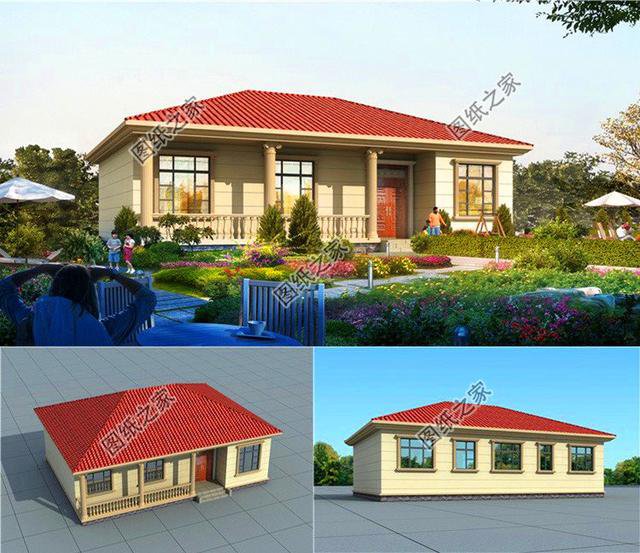 三款農村平房歐式裝修風格，家里人看了笑的合不攏嘴