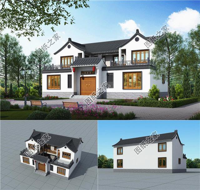 農村自建房二層復式戶型任你挑選，這三款最受歡迎，只想說，真好看