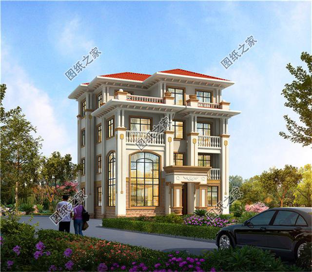 超火的南方農村三層半房屋圖，這樣的別墅誰敢說不好看，你肯定沒見過