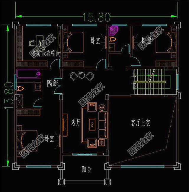3款歐式風格鄉村別墅效果圖，適合農村建房的你，有全套圖紙