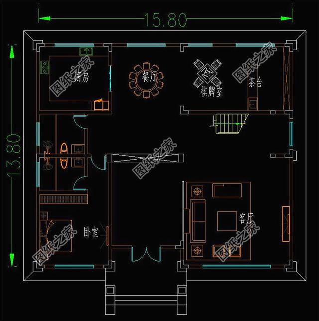 3款歐式風格鄉村別墅效果圖，適合農村建房的你，有全套圖紙