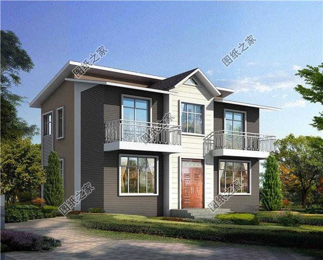 120平普通農村建房設計圖，造型完美，農村建房最明確的選擇