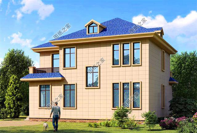 四款簡單又好看的二層磚混別墅設計效果圖，沒有中意的算我輸