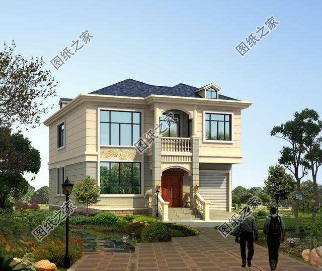 二層120平復式樓房圖，氣派經典設計，內部空間感爆棚