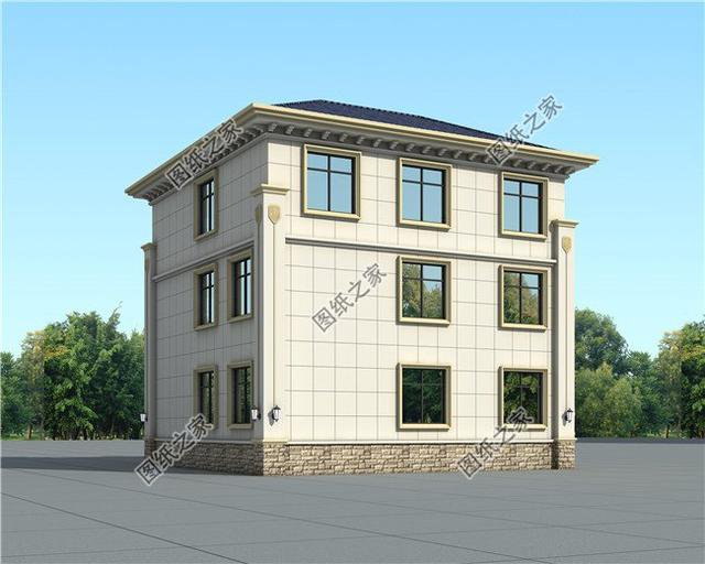 好看三間三層房屋圖，戶型住著舒服，這才是建房的好選擇